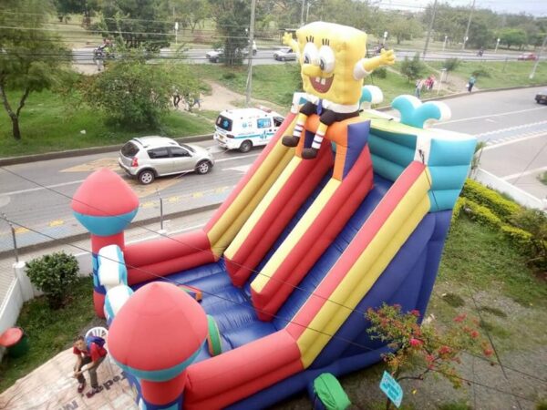 inflable escalador bob esponja